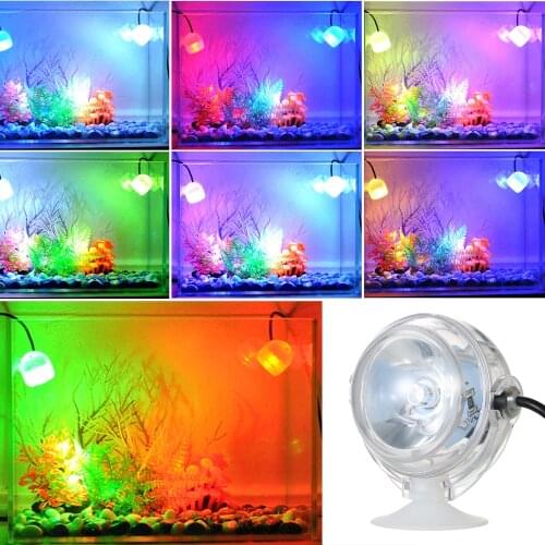 5V Colorful Aquarium LED Lighting Waterproof Submersible LED Aquarium Light Underwater LED Light Electronic Fish Tank Lamp EU