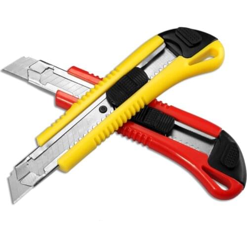 High Quality Paper Cutter Large Size Utility Knife Auto-lock Paper Cutter With spare blade School and Office Stationery Tools