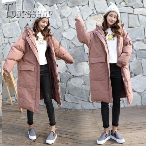 Female Warm Down Cotton Jacket Casual 2019 New Arrival Fashion Solid Parka Outwear