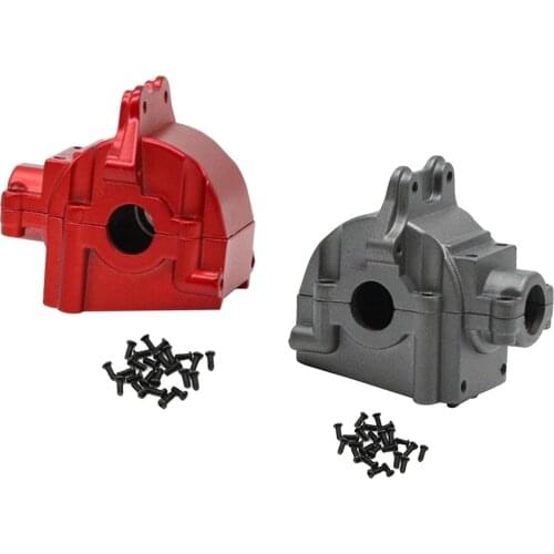 2PC Metal Wave Box Gear Box Shell Cover Differential Housing 144001-1254 for Wltoys 144001 1/14 RC Car Parts