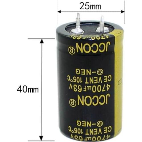 63v4700uf 63v 25x40 black gold power adapter audio amplifier aluminum electrolytic capacitor 63v4700uf 22x35 black gold audio