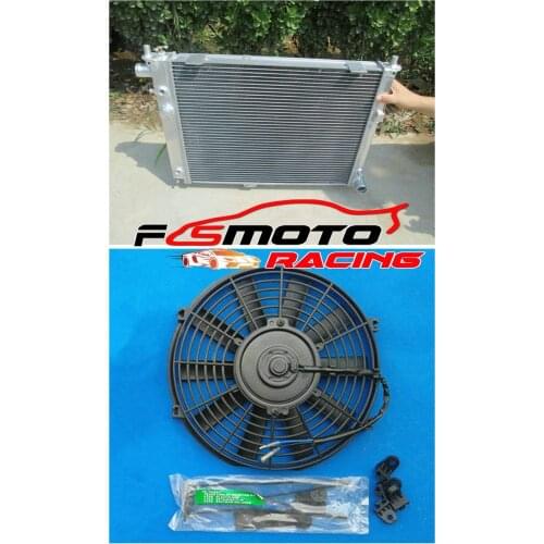 ALUMINUM RADIATOR +fan FOR SAAB 9000 2.3 TURBO NIB 92 93 94 95 96 97 1991-1998 1992 1993 1994 1995 1996 1997 1998