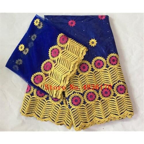 Bazin riche brocade brode bazin brode lace with stones hot sale french lace fabric for wedding basin riche brocade 5+2yards/lot