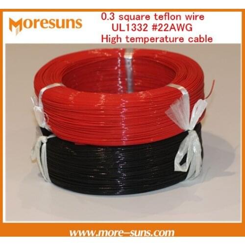 Free Ship by EMS/DHL 0.3 Square Wire UL1332 #22AWG high temperature cable 200 degrees 305m high temperature wire
