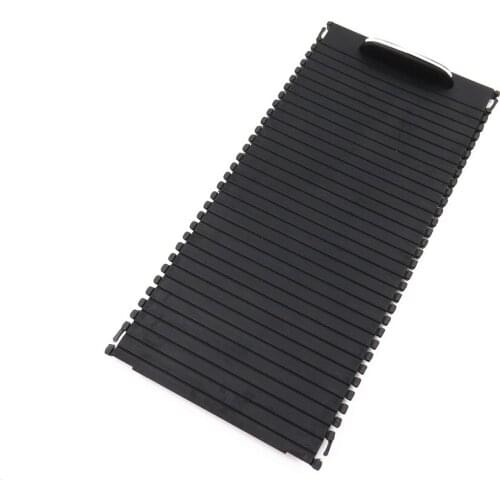 Black Armrest Central Console Louver Drink Holder Curtain 2046804708905 For Mercedes C/E-Class W204 S204 W212 A20468047089051