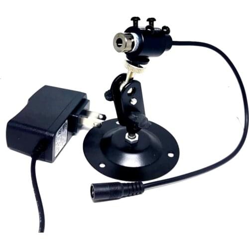 Focusable Violet Blue Laser Locator Module 405nm 20mw Dot Point Lasers Lights w 5V Adapter Holder