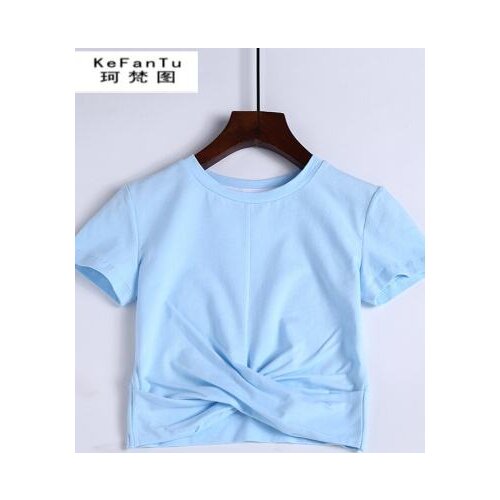 2020 women t shirt friends new hot style letter friends print Red short brown sleeve t-shirts Europe