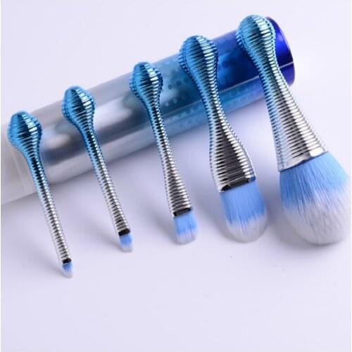 KH Pro 5PCS Cosmetic Makeup Brushes Tool Set Powder Foundation Eye Shadow Concealer Facial Eyes Beauty Make-Up brush !Mini Size