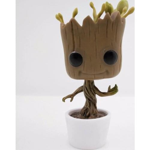 Nodding Cute GROOT Car Shake Head Dolls Dashboard Car Decoration Accessories Auto Shaking Head Toy for Automoibles Car-styling