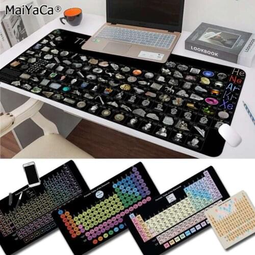 MaiYaCa periodic table of the elements DIY Design Pattern Game mousepad Speed/Control Version Large Gaming Mouse Pad