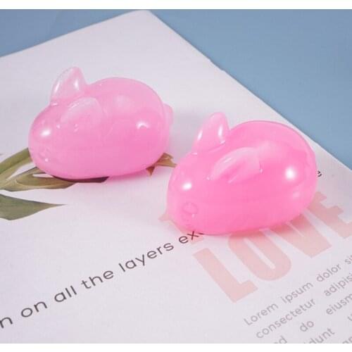 Cute 3D Rabbit Pendant Casting Silicone Mould DIY Craft Crystal Epoxy Resin Mold T4MD