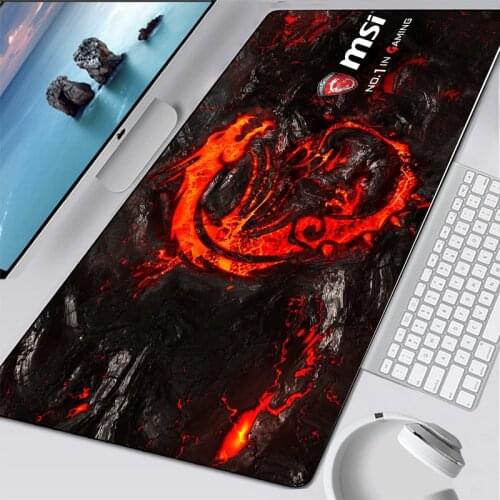 Fashion MSI Mouse Pad Large Pad Carpet Manga Gaming Mousepad to Keyboard Laptop Computer Speed Mice Mouse Desk Play Mats Gift