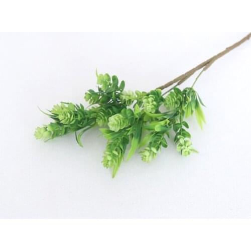 Green Plantic Simulation Leaf Dummy Fake Flower Wedding Home Decoration Flower Photography Prop