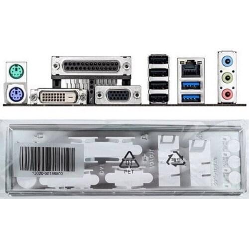 New I/O shield back plate of motherboard for H81M-C R2.0 H81M-C/C/SI just shield backplate Free shipping