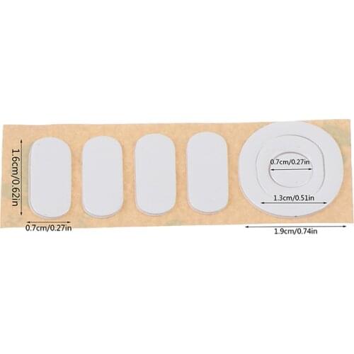 1Set Mouse Feet Mouse Skates For G304 G305 Mouse White Mouse Glides Curve Edge Replacement Gaming Mouse Feet