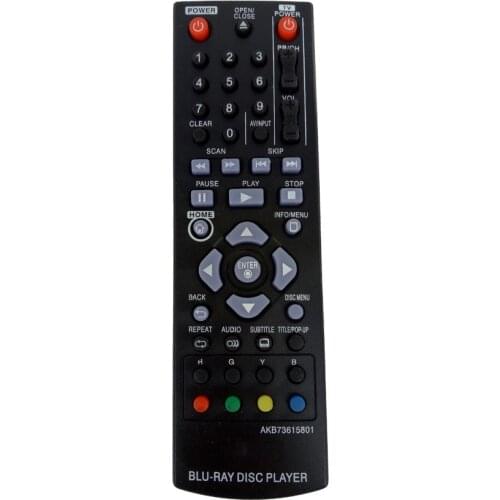 Remote Control AKB73615801 For LG Blu-Ray DVD Player BP125 BP200 BP320 BD550 BD560 BD570 BD620 BD660 BD670 BP220N