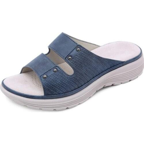 New Fashion Single Shoes Sandals Casual Sandals for Women Slope Sport Style Sandals Slippers Slip-on Summer Shoes Women