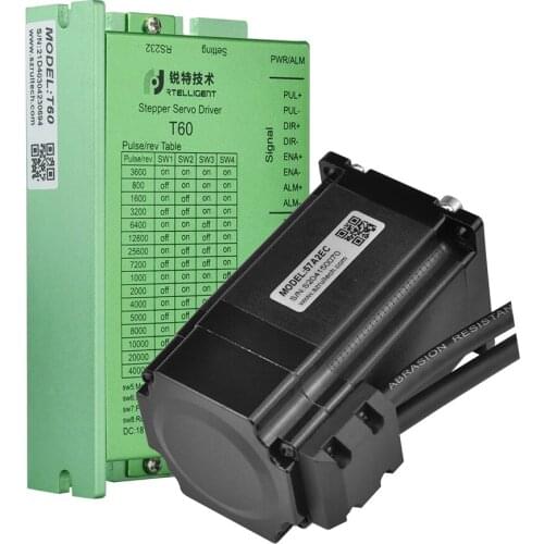 Nema 23 2N.M and 3N.M Closed Loop Stepper Motor with Stepper Driver Kit Nema23 Easy Servo Stepper Motor with Encoder