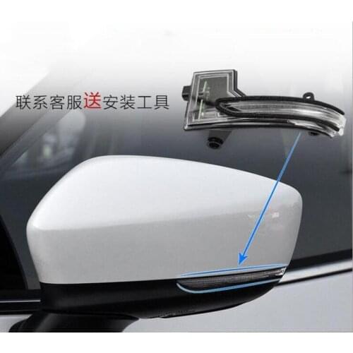 For Mazda3 Axela17-18/For Mazda ATENZA 18 1PC Car Side Door Rearview Mirror Protect Frame Cover Trim Replacement Case