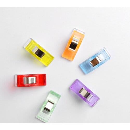 10 Pcs/set Sewing positioning clips candy color axe clip cloth craft plastic edging clip colorful scale clip sewing accessories