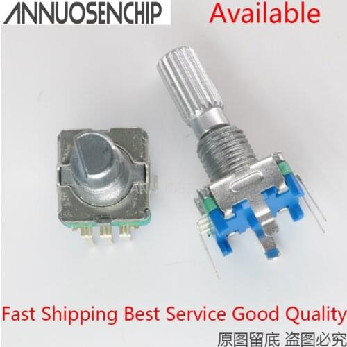 2pcs EC11 Rotary Encoder Audio Digital Potentiometer with Switch Handle 20mm EC11 Switch