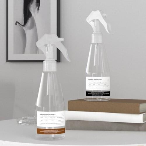 200ml Transparent Spray Bottle Disinfection Water Bottle Travel Lotion Bottles Transparent Plastic Containers Bottle Spray