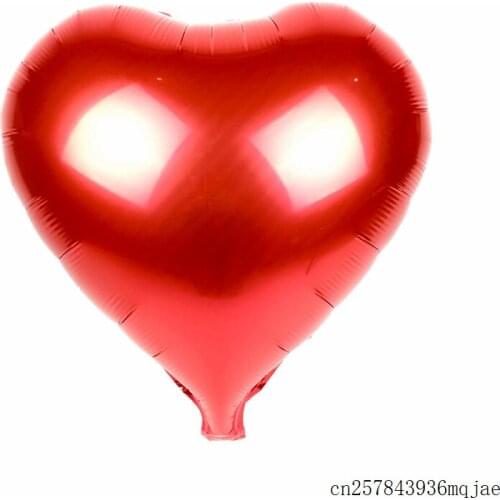 500pcs 18 inch Helium Foil Balloons Heart Shaped Balloon Wedding Party Decoration