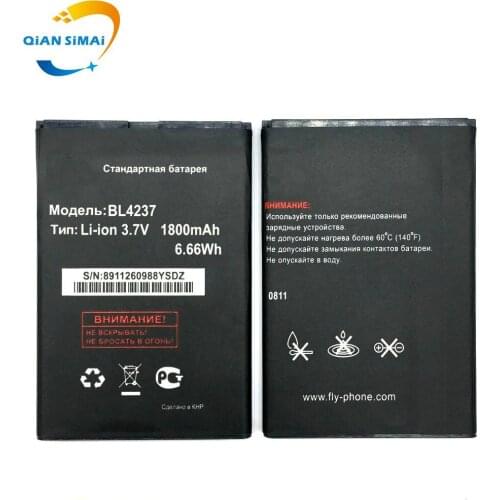 New 1PCS High quality 1300mah BL4237 battery For FLY BL4237 IQ430 mobile phone Free Shipping + Track Code