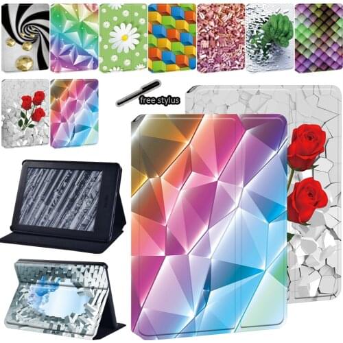Case for Amazon Kindle Paperwhite 1 5th/2 6th/3 7th/4 10th/ Kindle 8th/Kindle 10th Shockproof PU Leather tablet Stand Cover Case