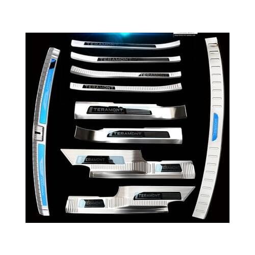 For Teramont/Atlas doorsill welcome to the footplate rear panel special Protective decoration 2016-2017 2018 1-10pcs