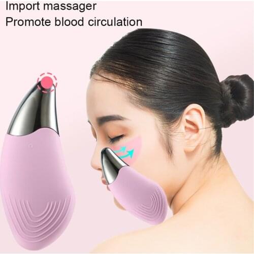 Electric Facial Cleansing Brush Silicone Sonic Face Cleaner Deep Pore Cleaning Skin Import Massager Face Cleansing Brush Device