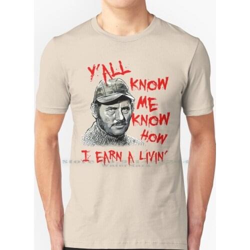Quint-Jaws T Shirt 100% Pure Cotton Jaws Movie Quint Yall Know Me How I Earn A Living Quote Classic Creative Trending Vintage
