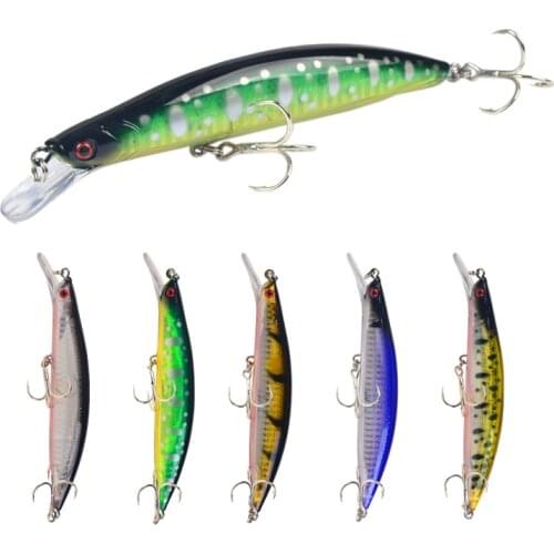 Hot Sale 1PCS Sinking Minnow Long Shot Wobbler Hard Crankbait Fishing Lure 13cm 23g Artificial Bait Quality Hooks Tackle