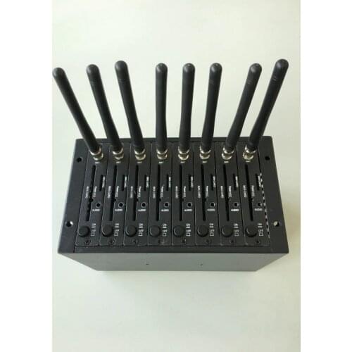 Bulk sms 8 port gsm modem wavecom 8 sim card gsm modem pool Wavecom q2303 Simbox modem pool Support Imei Changing
