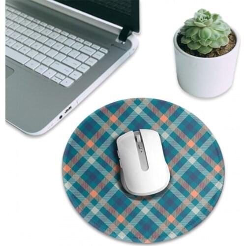 20x20cm Kawaii cartoon color classic lattice Mouse Pad Cute Deskpad Gaming Desk Mats for Office Home Computer Keyboard Protector