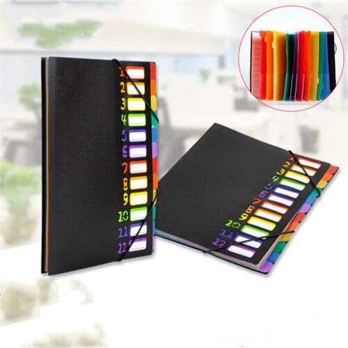 Multi Layer A4 Folder Data Book PP Student Test Paper Storage Folder Music Score Classification Folder Storage Bag Storage Book