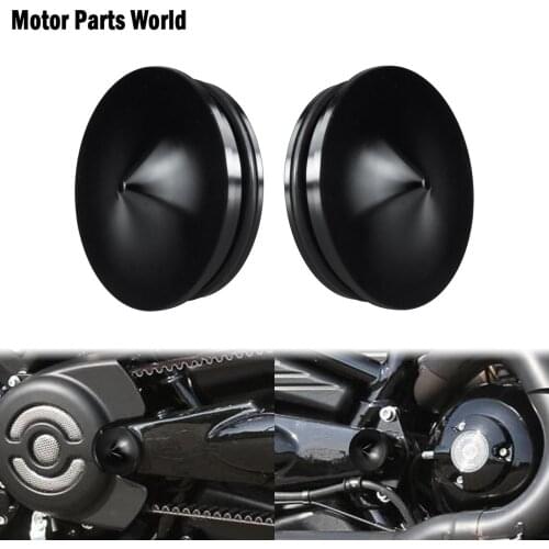 Motorcycle 2pcs Swingarm Covers Black Aluminum For Harley V-Rod 2006-2017 Night Rod Special Muscle VRSCF VRSCR VRSCD VRSCAW