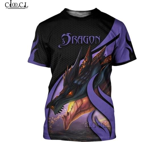 HX Newest Newest Tattoo and Dungeon Dragon Men Women T Shirt 3D Print Fashion Harajuku Casual Wild Pullover Tops Drop Shipping