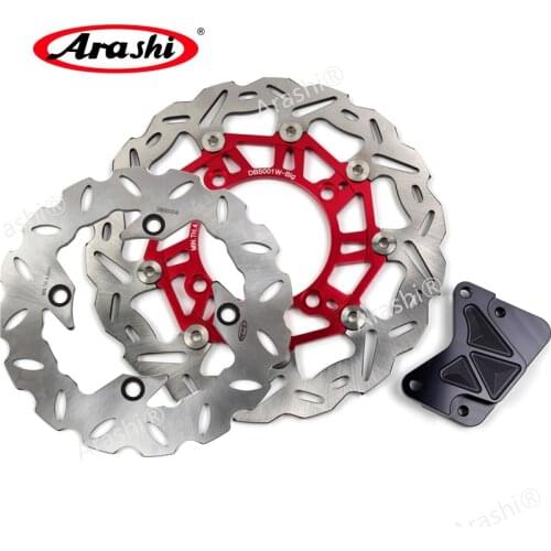 ARASHI Brake Disc For HONDA FORZA 250 2000 2001 2002 2003 2004 Motorcycle Front Rear Brake disk Rotor