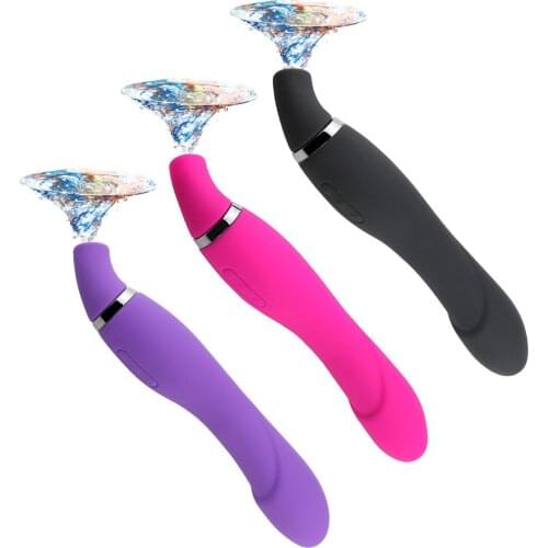 Charging G-spot Vibration Av Massage Stick Womens Breast Sucking Masturbation Female Vibrator For Women Sex Toys