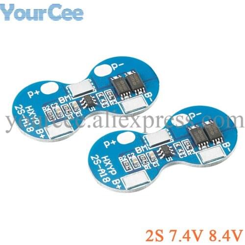 5PCS 2S 7.4V 8.4V 3A Li-ion Lithium Battery 18650 Charger Protection Board Module BMS PCM for Lipo Battery 2 Cells Pack 2S-A18