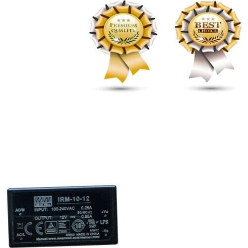 1pcs IRM-10-12 MEAN WELL 10W 12V0.85A Single Output Power Supply