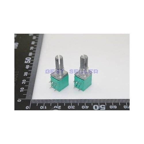 10pcs B10K 10K ohm 5 pin Linear Rotary Potentiometer for power amplifier