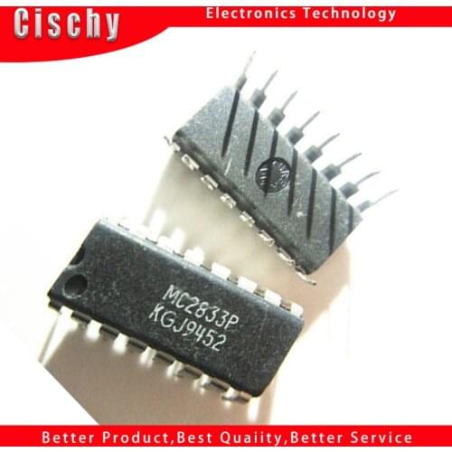 5pcs/lot MC2833P MC2833 MC2833PG DIP-16 In Stock