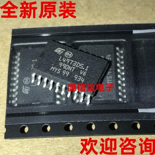 Real picture shooting of new original L4973D L4973D5.1 SOP20 power switch regulator chip