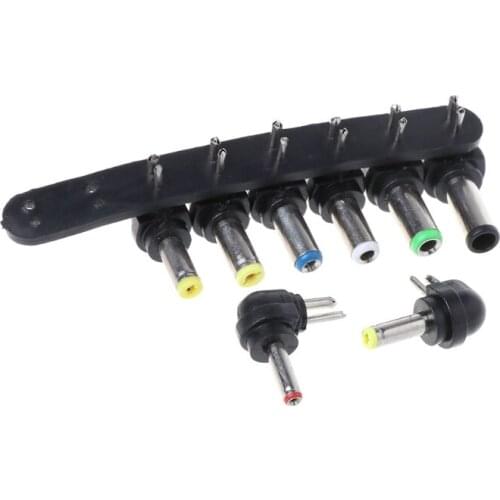 8Pcs Universal DC Power Charger Supply Adapter Jack Plug Connector for Laptop PC wholesale