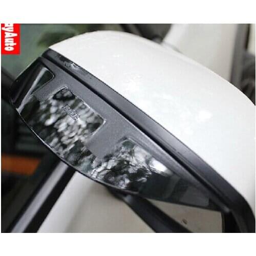 Car Rear View Side Mirror Rain Guards Sun Visor vent For Subaru XV 2012-2013
