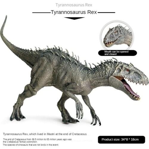 Dinosaur Toys Tyrannosaurus Simulation Animal Model Child Boy 34*18*8CM Prehistoric Behemoth Plastic Material Figure Kids Gifts