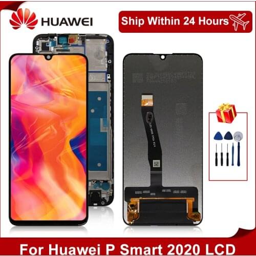 Original For Huawei Display P Smart 2020 LCD Screen Touch Digitizer Assembly For Huawei POT-LX1A POT-LX3 Replacement Parts