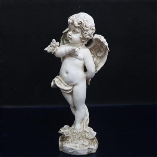 CUPID ANGEL FIGURINE ROMAN MYTHOLOGY RETRO ART SCULPTURE RESIN ART&CRAFT HOME DECORATION ACCESSORIES R494